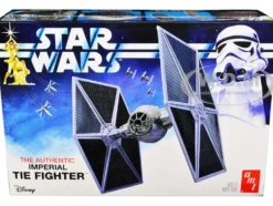 Skill 2 Model Kit Imperial Tie Fighter Star Wars 1977 Movie Model AMT AMT1299