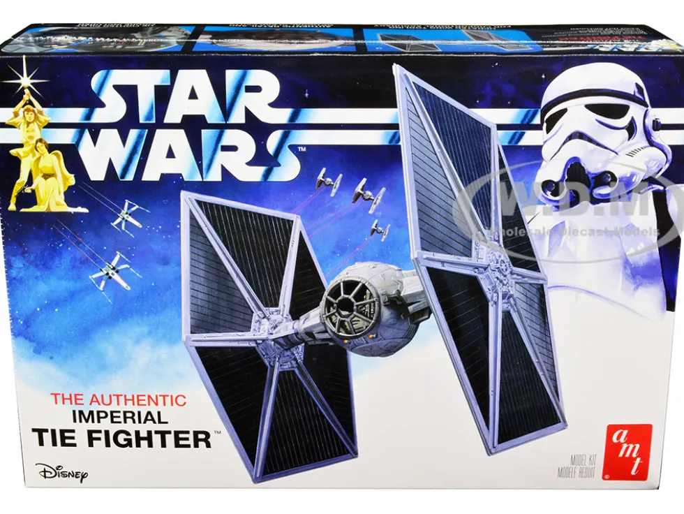 Skill 2 Model Kit Imperial Tie Fighter Star Wars 1977 Movie Model AMT AMT1299