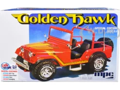 Skill 2 Model Kit 1981 Jeep CJ5 Golden Hawk 1/25 Scale Model Car MPC MPC986