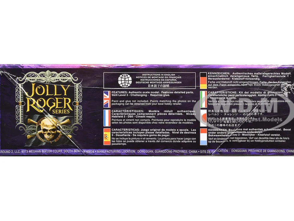 Skill 2 Model Kit Jolly Roger Series "Escape the Tentacles of Fate" Diorama Set 1/12 Scale Model by Lindberg