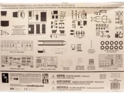 Skill 3 Model Kit Kenworth Conventional W-925 Tractor Truck Coca-Cola 1/25 Scale Model AMT AMT1286