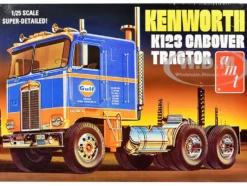 Skill 3 Model Kit Kenworth K-123 Cabover Truck Tractor "Gulf Oil" 1/25 Scale Model by AMT