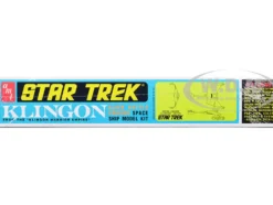 Skill 2 Model Kit Klingon Warrior Empire Alien Battle Cruiser Star Trek 1966 1969 TV Series 1/650 Scale Model AMT AMT1428