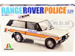 Skill 3 Model Kit Land Rover Range Rover Police 1/24 Scale Model Italeri 3661