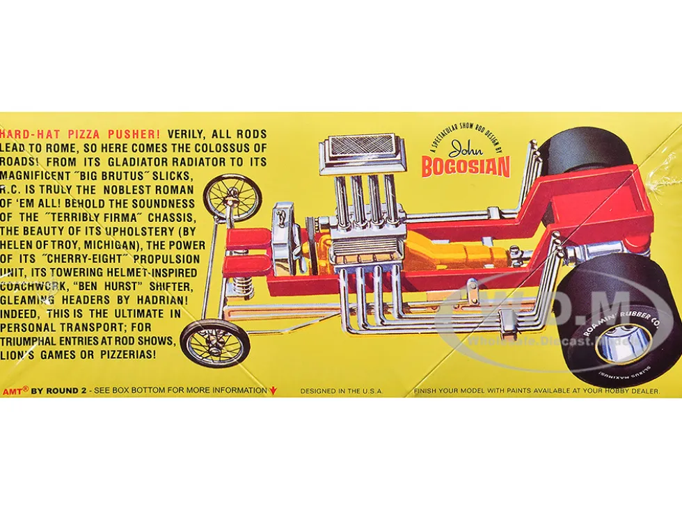 Skill 2 Model Kit "Lil' Roamin'" Chariot Show Rod 1/25 Scale Model by AMT
