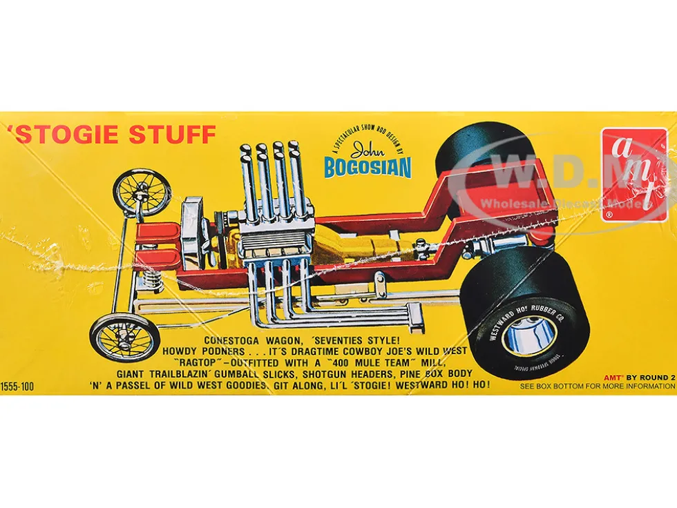 Skill 2 Model Kit Li'l Stogie Show Rod Death Valley Dragger Wagon 1/25 Scale Model by AMT