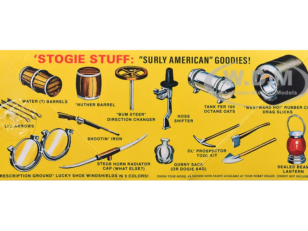 Skill 2 Model Kit Li'l Stogie Show Rod Death Valley Dragger Wagon 1/25 Scale Model by AMT