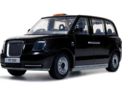 Skill 1 Model Kit London Taxi LEVC TX Black Snap Together Painted Plastic Model Car Kit Airfix Quickbuild J6051