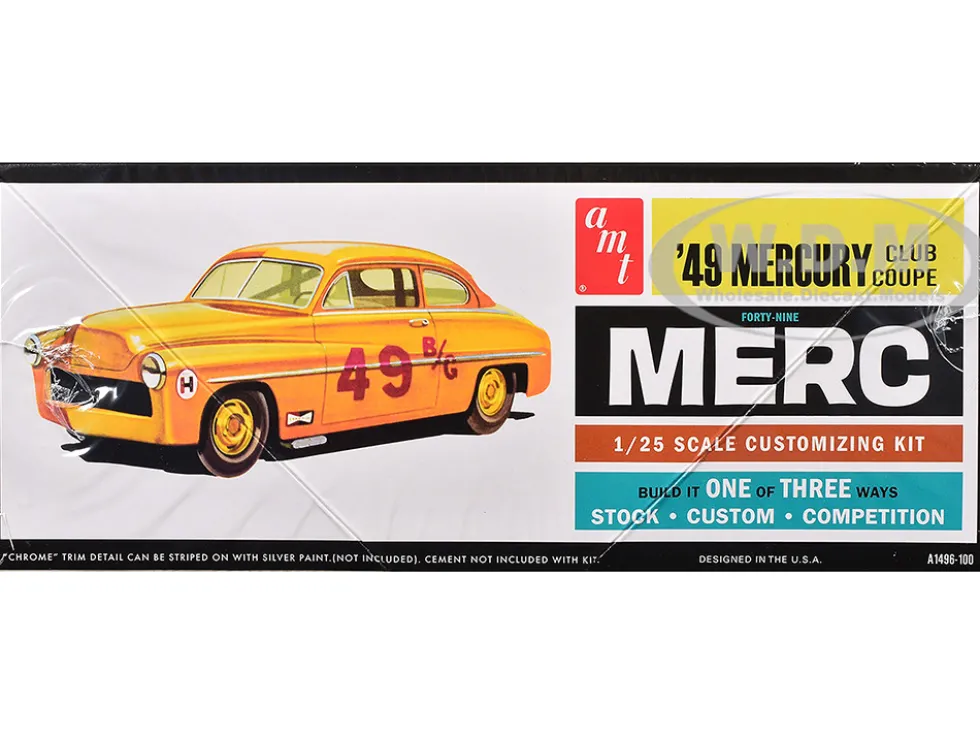 Skill 2 Model Kit 1949 Mercury Club Coupe 1/25 Scale Model by AMT