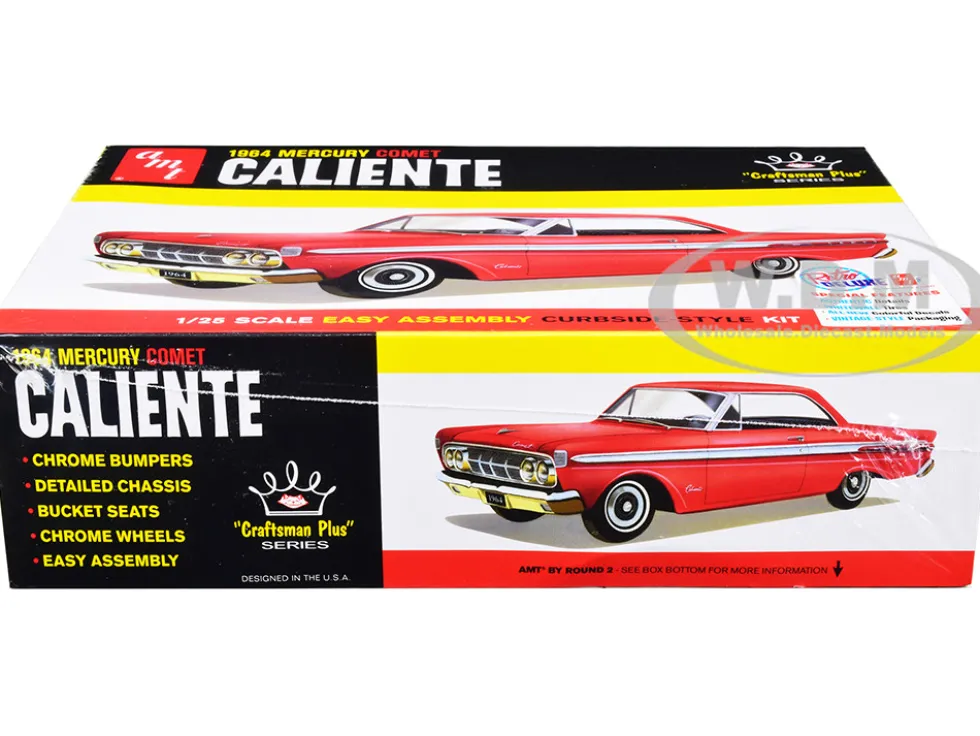 Skill 2 Model Kit 1964 Mercury Comet Caliente Craftsman Plus Series 1/25 Scale Model AMT AMT1334