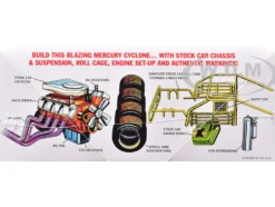 Skill 2 Model Kit 1971 Mercury Cyclone Stock Car 1/25 Scale Model by MPC