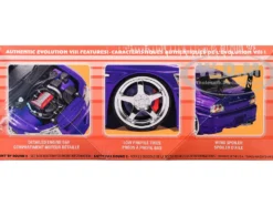 Skill 2 Model Kit 1995 Mitsubishi Lancer Evolution VIII 1/25 Scale Model by AMT