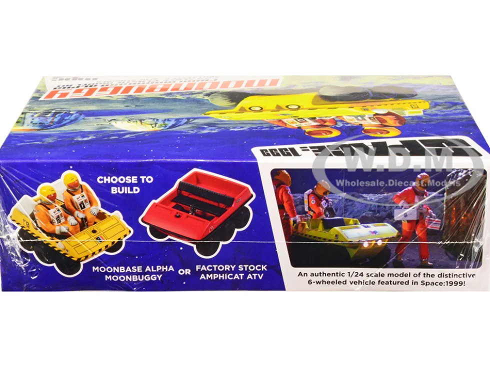 Skill 2 Model Kit Moonbuggy Amphicat 6-Wheeled ATV Space 1999 1975 1977 TV Show 2 in 1 Kit 1/24 Scale Model MPC MPC984