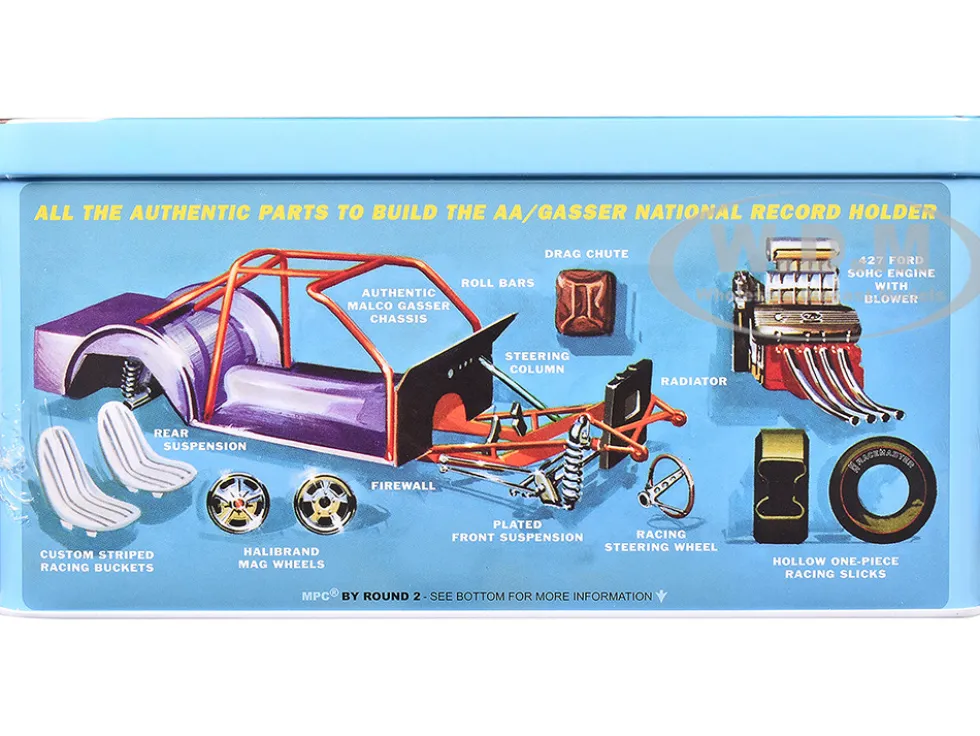 Skill 2 Model Kit Ohio George's Malco Gasser with Collector's Tin 1/25 Scale Model by MPC
