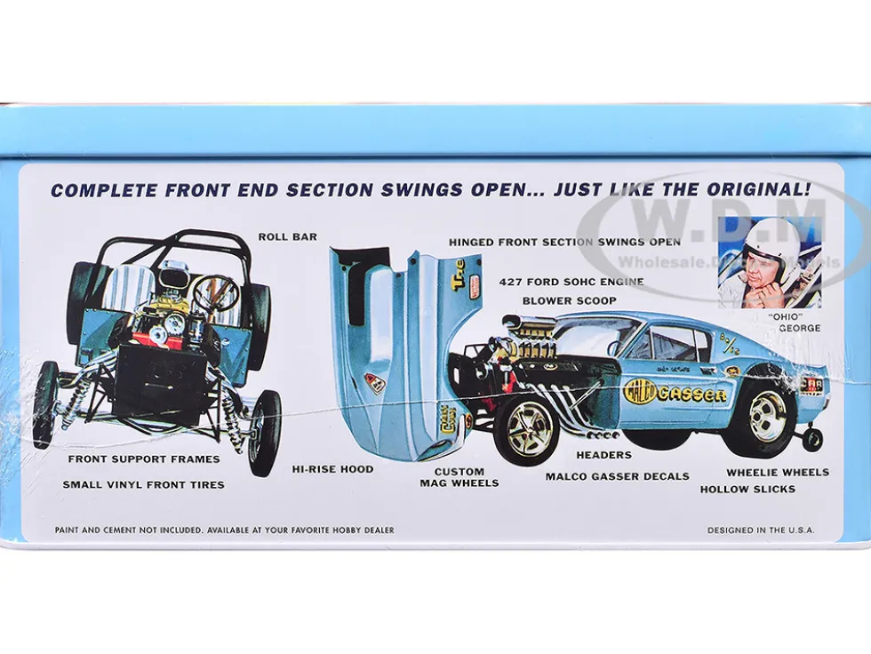 Skill 2 Model Kit Ohio George's Malco Gasser with Collector's Tin 1/25 Scale Model by MPC