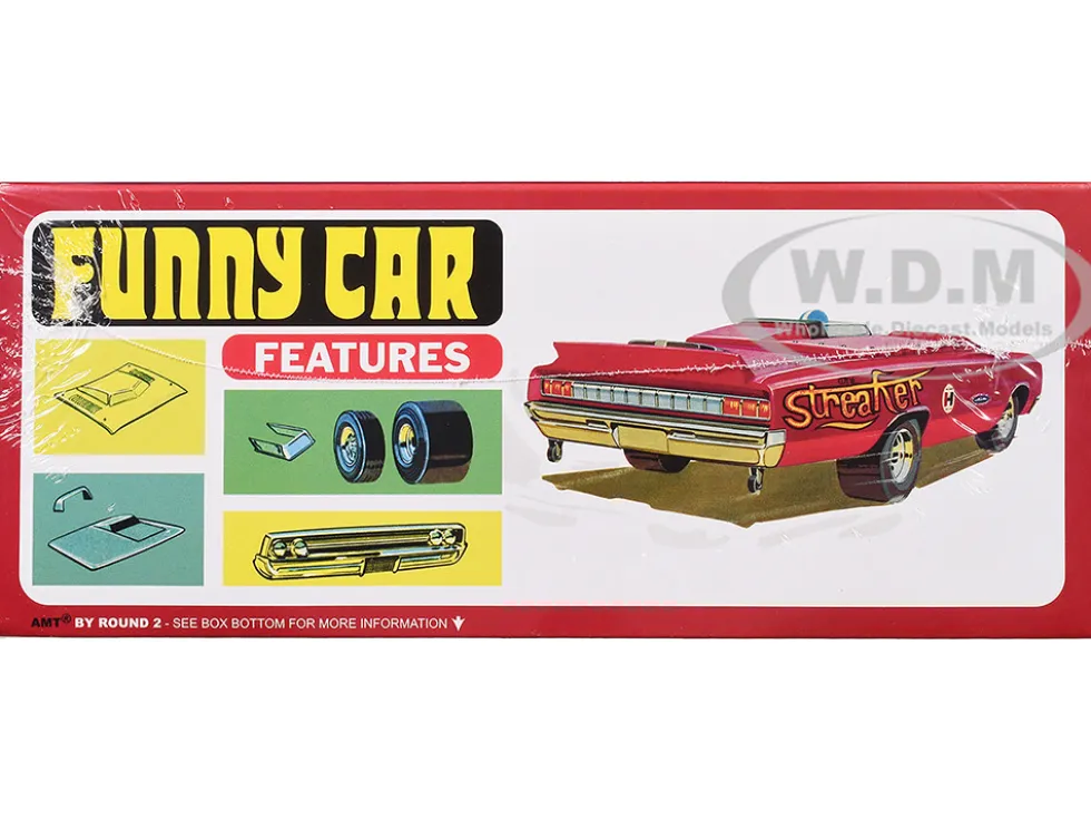 Skill 2 Model Kit 1964 Oldsmobile F-85 AWB Funny Car "Streaker" 1/25 Scale Model by AMT