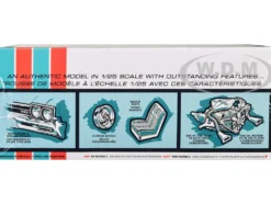 Skill 2 Model Kit 1966 Oldsmobile 442 W 30 Hardtop 1/25 Scale Model AMT AMT1432M