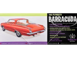 Skill 2 Model Kit 1965 Plymouth Barracuda "Craftsman Plus" Series 1/25 Scale Model by AMT