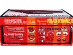 Skill 2 Model Kit 1968 Plymouth Road Runner 1/25 Scale Model AMT AMT1363