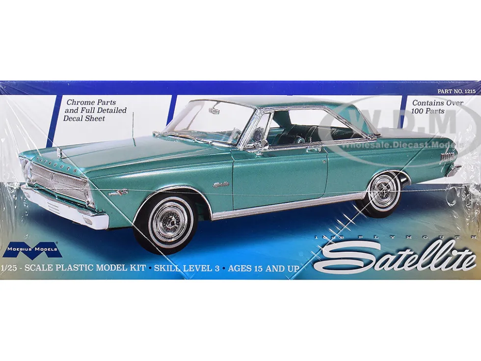 Skill 3 Model Kit 1965 Plymouth Satellite 1/25 Scale Model by Moebius