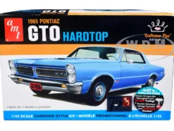 Skill 2 Model Kit 1965 Pontiac GTO Hardtop Craftsman Plus Series 1/25 Scale Model AMT AMT1410M