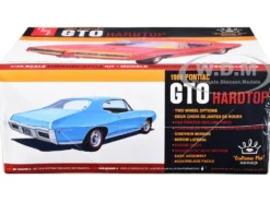 Skill 2 Model Kit 1968 Pontiac GTO Hardtop Craftsman Plus Series 1/25 Scale Model AMT AMT1411M