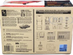 Skill 2 Model Kit 1968 Pontiac GTO Hardtop Craftsman Plus Series 1/25 Scale Model AMT AMT1411M