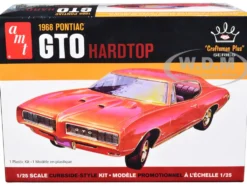 Skill 2 Model Kit 1968 Pontiac GTO Hardtop Craftsman Plus Series 1/25 Scale Model AMT AMT1411M