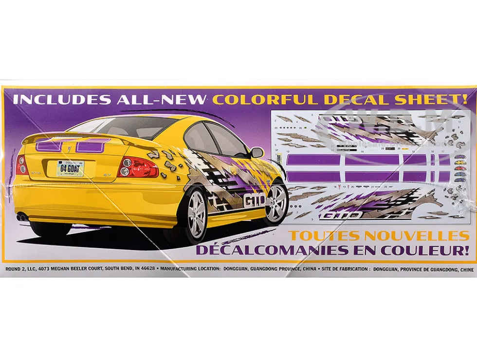 Skill 2 Model Kit 2004 Pontiac GTO 1/25 Scale Model by AMT