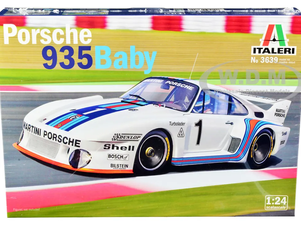 Skill 3 Model Kit Porsche 935 Baby 1/24 Scale Model Italeri 3639