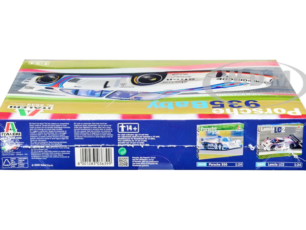 Skill 3 Model Kit Porsche 935 Baby 1/24 Scale Model Italeri 3639