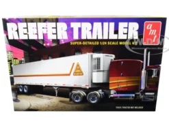 Skill 3 Model Kit Reefer Trailer 1/24 Scale Model AMT AMT1170