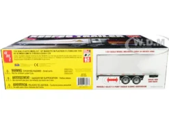 Skill 3 Model Kit Reefer Trailer 1/24 Scale Model AMT AMT1170