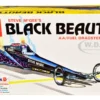 Skill 2 Model Kit Steve McGee's Black Beauty Wedge AA/Fuel Dragster 1/25 Scale Model AMT AMT1214