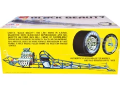 Skill 2 Model Kit Steve McGee's Black Beauty Wedge AA/Fuel Dragster 1/25 Scale Model AMT AMT1214