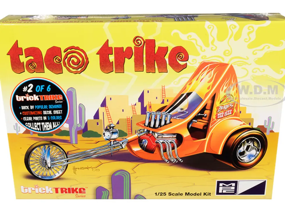 Skill 2 Model Kit Taco Trike Trick Trikes Series 1/25 Scale Model MPC MPC893