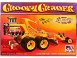 Skill 2 Model Kit Tom Daniel's Groovy Grader Dragster 1/24 Scale Model by Atlantis