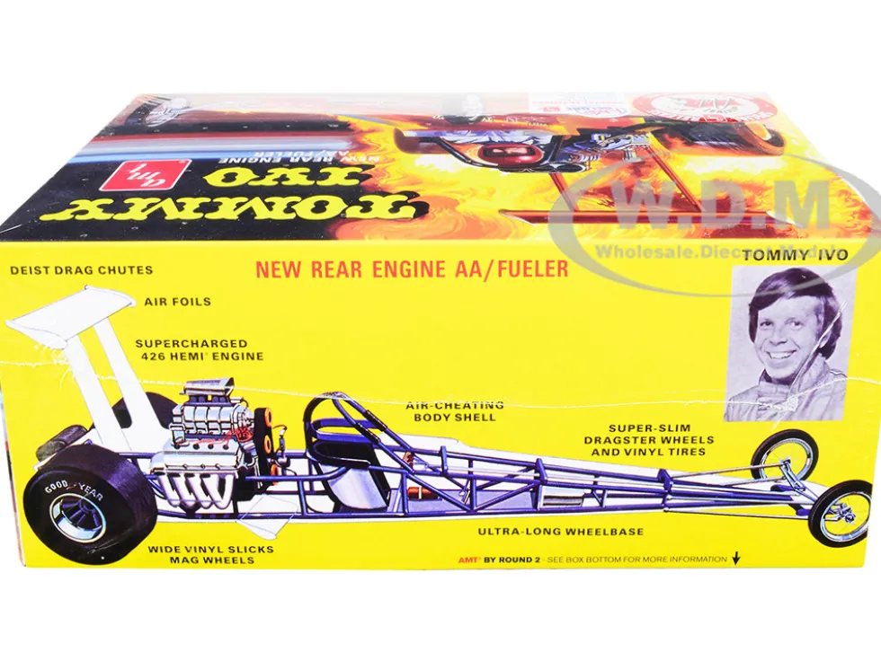 Skill 2 Model Kit Tommy Ivo Rear Engine Dragster 1/25 Scale Model AMT AMT1253