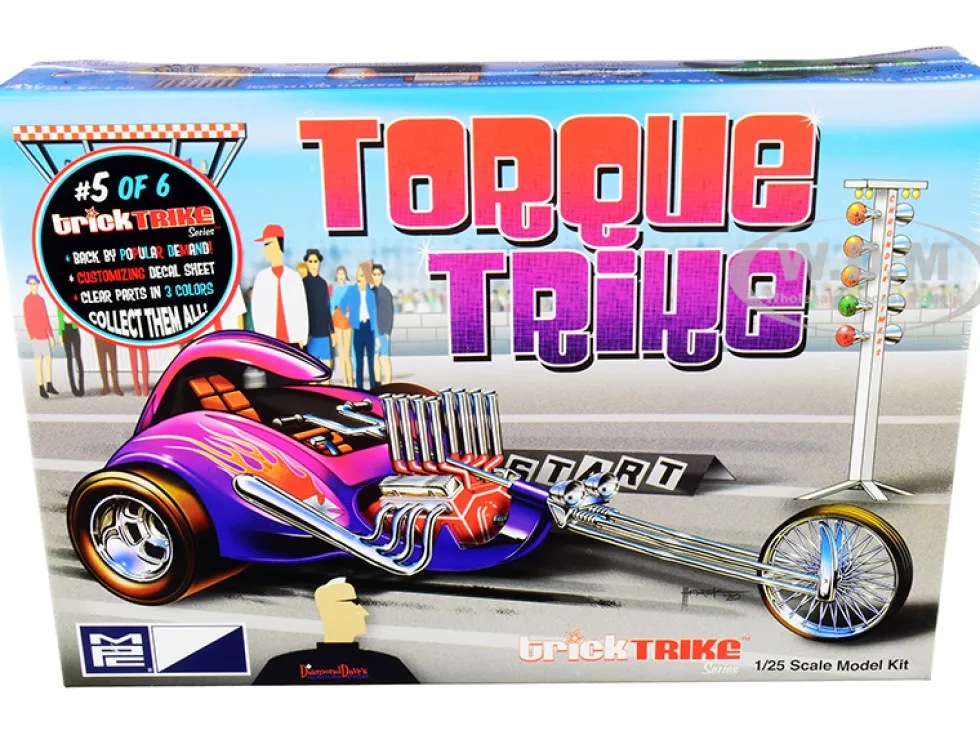 Skill 2 Model Kit Torque Trike Trick Trikes Series 1/25 Scale Model MPC MPC897