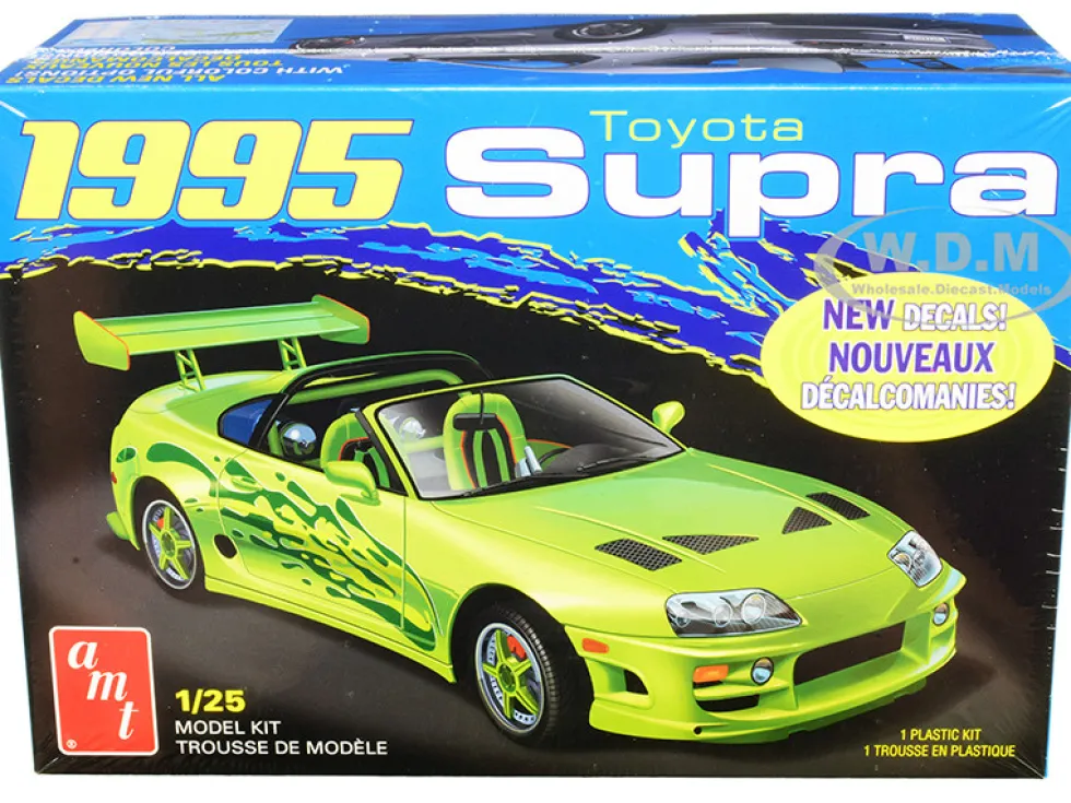 Skill 2 Model Kit 1995 Toyota Supra Convertible 1/25 Scale Model AMT AMT1101 M