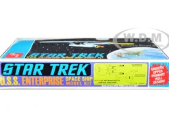 Skill 2 Model Kit U.S.S. Enterprise NCC-1701 Space Ship Star Trek 1/650 Scale Model AMT AMT1296