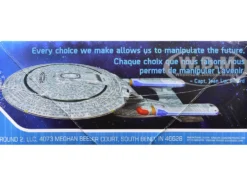 Skill 2 Model Kit U.S.S. Enterprise NCC-1701-D Space Ship "Star Trek: The Next Generation" (1987) TV Series 1/2500 Scale Model by AMT