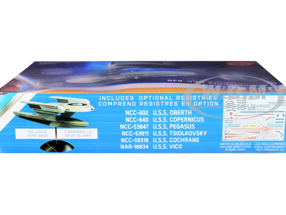 Skill 2 Model Kit U.S.S. Grissom NCC-638 Starship Star Trek III: The Search for Spock 1984 Movie 1/350 Scale Model Polar Lights POL991 M