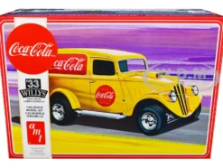 Skill 2 Model Kit 1933 Willys Panel Truck Coca Cola 1/25 Scale Model AMT AMT1406M