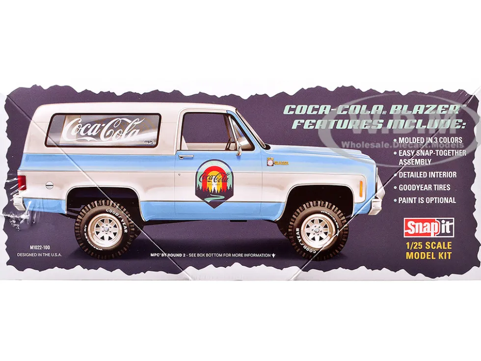 Skill 1 Snap Model Kit Chevrolet K5 Blazer "Coca-Cola" 1/25 Scale Model by MPC