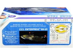 Skill 2 Snap Model Kit Enterprise NX-01 Starship Star Trek Enterprise 2001-2005 TV Series 1/1000 Scale Model Polar Lights POL966M