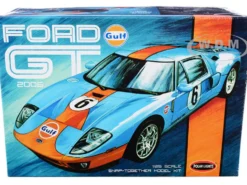 Skill 2 Snap Model Kit 2006 Ford GT Gulf Oil 1/25 Scale Model Polar Lights POL955
