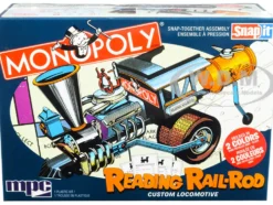 Skill 1 Snap Model Kit Reading Rail Rod Custom Locomotive Monopoly 1/25 Scale Model MPC MPC945M