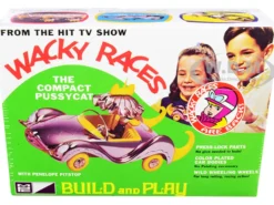 Skill 2 Snap Model Kit The Compact Pussycat Penelope Pitstop Figurine Wacky Races 1968 TV Series 1/25 Scale Model MPC MPC934