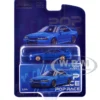 Skyline GT-R BNR32 RHD (Right Hand Drive) Blue Metallic "Enigma Exclusive Edition" 1/64 Diecast Model Car by Pop Race